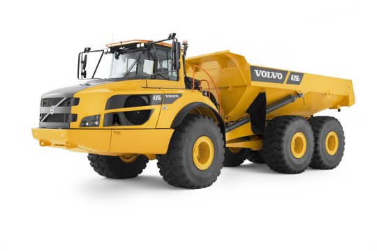 VOLVO A35 - Volvo a35g linksvoor 1 - Volvo A35