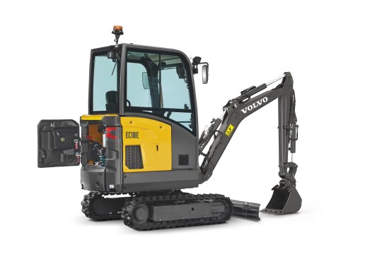 VOLVO EC18E - Volvo ec18e rechtsachter kap open - Volvo EC18E