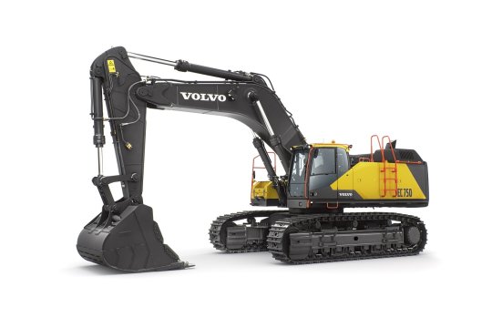 VOLVO EC750EL - Volvo ec750 linksvoor 2 - Volvo EC750EL