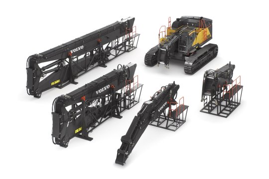 VOLVO EC750E HR - Volvo ec750e hr linksvoor 1 - Volvo EC750E HR