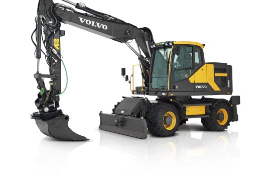 VOLVO EW160E - Volvo ew160e linksvoor 1 - Volvo EW160E
