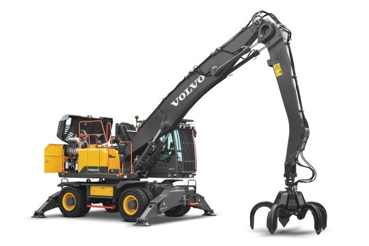 VOLVO EW200E MH - Volvo ew200e mh rechtsvoor kap open - Volvo EW200E MH