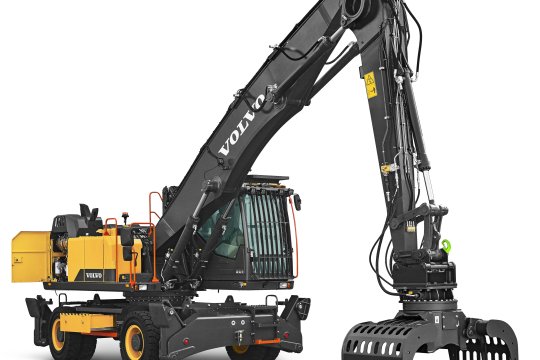 VOLVO EW240E MH - Volvo ew240e mh rechtsvoor kap open - Volvo EW240E MH