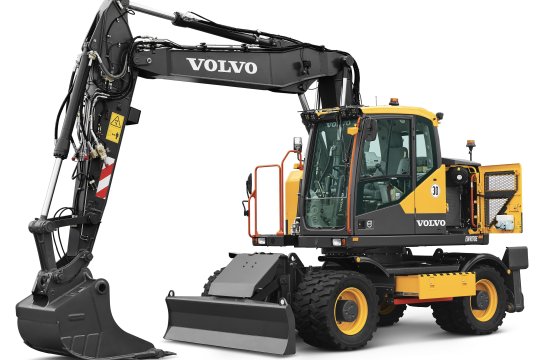 VOLVO EWR170F - Volvo ewr170e linksvoor kap open - Volvo EWR170F
